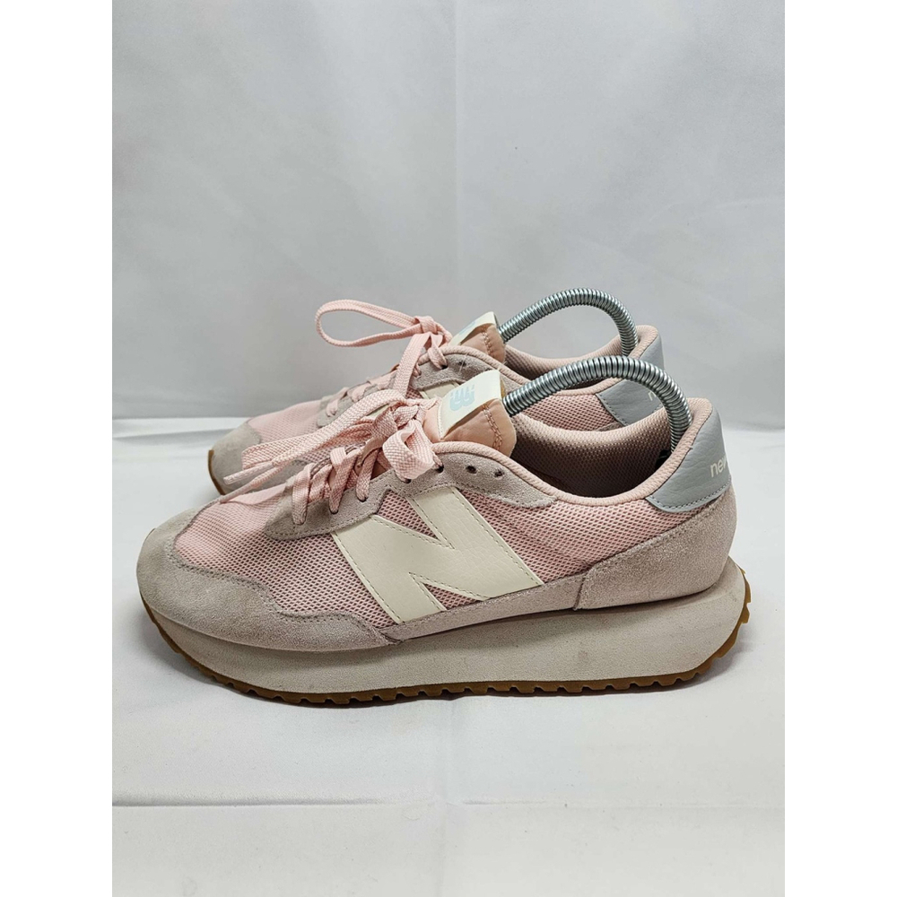 New Balance 237 Pink Suede Mesh Lifestyle Sneakers Women's Size 9 Used - Picture 4 of 11
